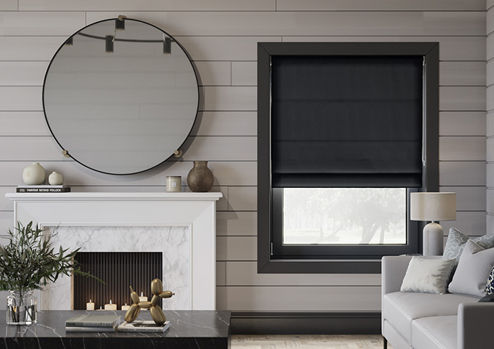 Windermere, Charcoal - Roman Blind - Image 3